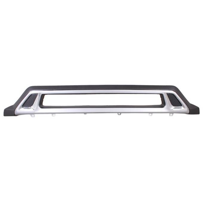 MITSUBISHI OUTLANDER (7 SEATER) FRONT BUMPER LOWER VALANCE TEXTURE W/CHROME W/SILVER **CAPA** OEM#62026W061P 2019-2020 PL#MI1095140C