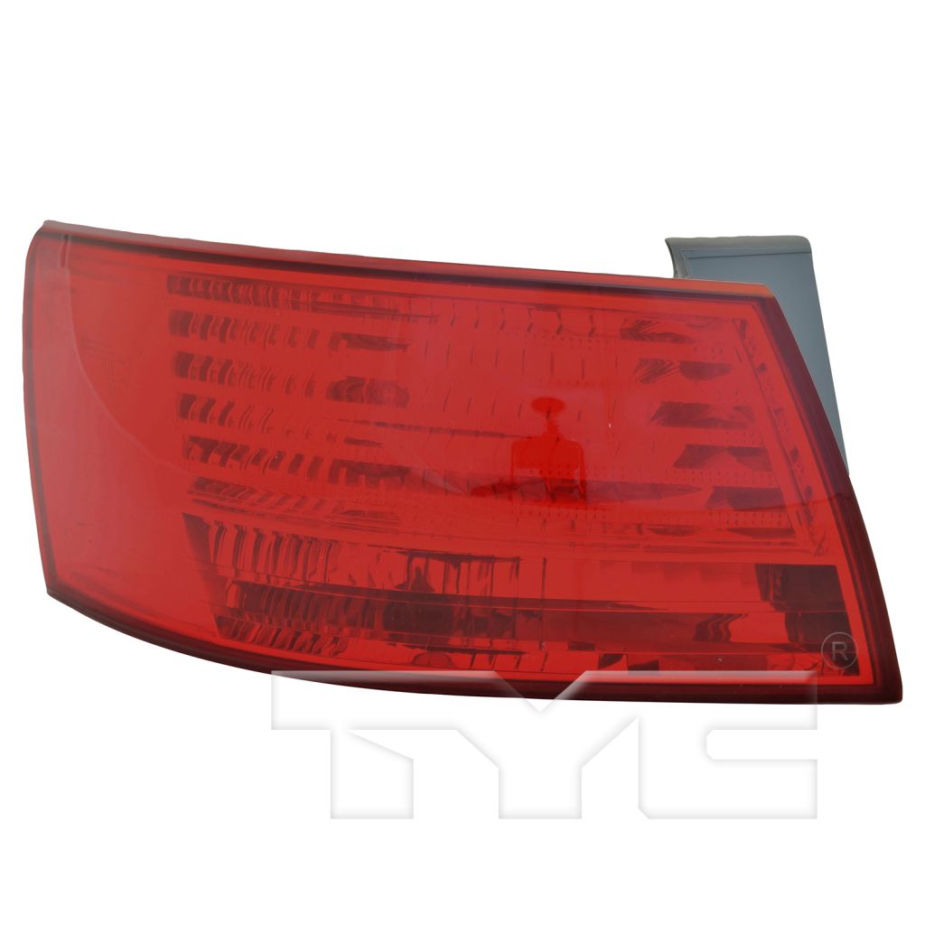 HYUNDAI SONATA TAIL LAMP ASSY LEFT (Driver Side) (OUTER)(RED/RED)(From 12-17-07)**CAPA** OEM#924010A500 2008-2010 PL#HY2804115C