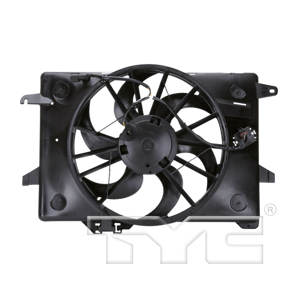 MERCURY GRAND MARQUIS RADIATOR & A/C FAN ASSEMBLY (FROM 4-8-00)(SINGLE FAN) OEM#1W1Z8C607AA 2000-2002 PL#FO3115121