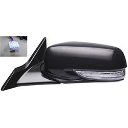 ACURA TL DOOR MIRROR LEFT (Driver Side) PWR HTD (W/MEMO & SIGNAL LAMP) OEM#76250TK4A01ZD 2009-2014 PL#AC1320113
