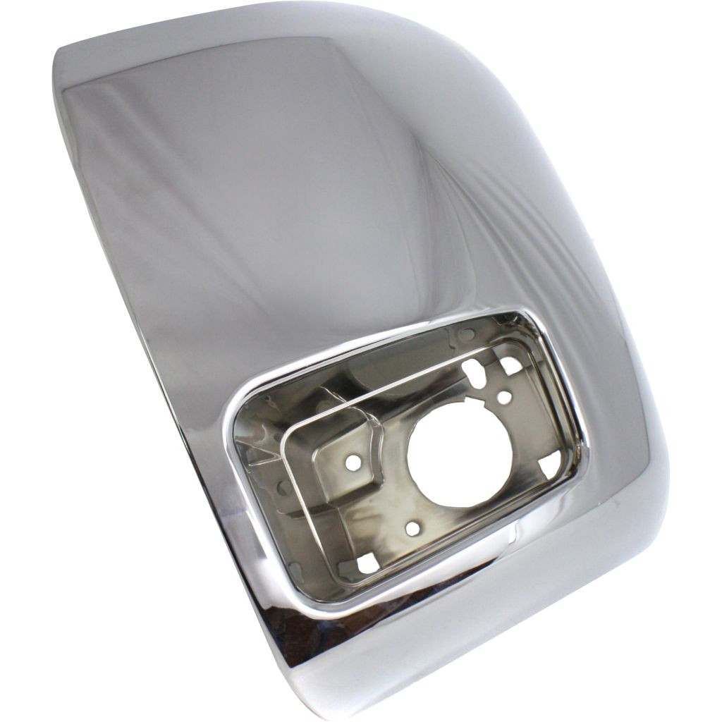 GM TRUCKS & VANS SILVERADO/PU 2500/3500 (CHEVY) FRONT BUMPER END LEFT CHROME (W/FOG) OEM#15839251 2007-2010 PL#GM1016108