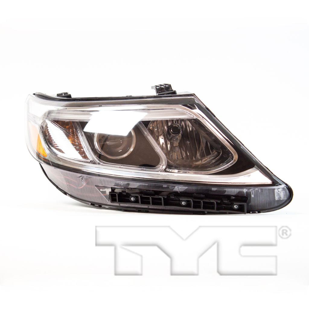 KIA SORENTO HEAD LAMP ASSEMBLY RIGHT (Passenger Side) (HALOGEN)(LX)(WO/LED) **CAPA** OEM#921021U500 2014-2015 PL#KI2503164C