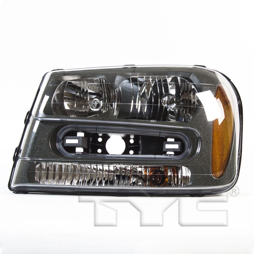 GM TRUCKS & VANS TRAILBLAZER HEAD LAMP ASSEMBLY LEFT (Driver Side) (Exc LT) **CAPA** OEM#25970915 2002-2009 PL#GM2502213C