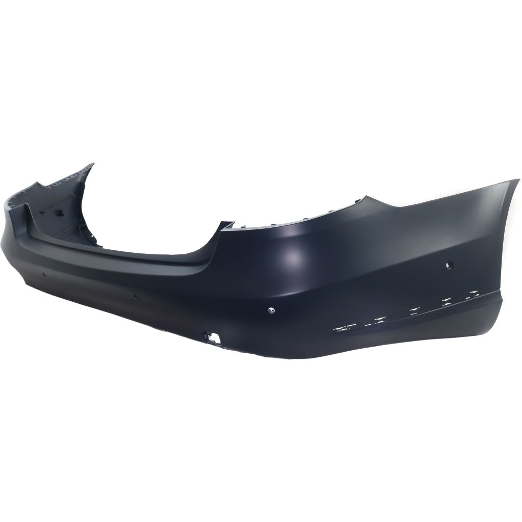 MERCEDES-BENZ E-CLASS SEDAN (212) REAR BUMPER COVER PRIMED (W/SENSOR)(WO/AMG)(W/SIDE MLDG HOLES) OEM#21288583259999 2014-2016 PL#MB1100335