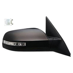 NISSAN(DATSUN) ALTIMA SEDAN DOOR MIRROR RIGHT (Passenger Side) PWR HTD (W/SIGNAL)(W/CVR)(3.5L)FOLD OEM#96301JA04C 2007-2012 PL#NI1321164