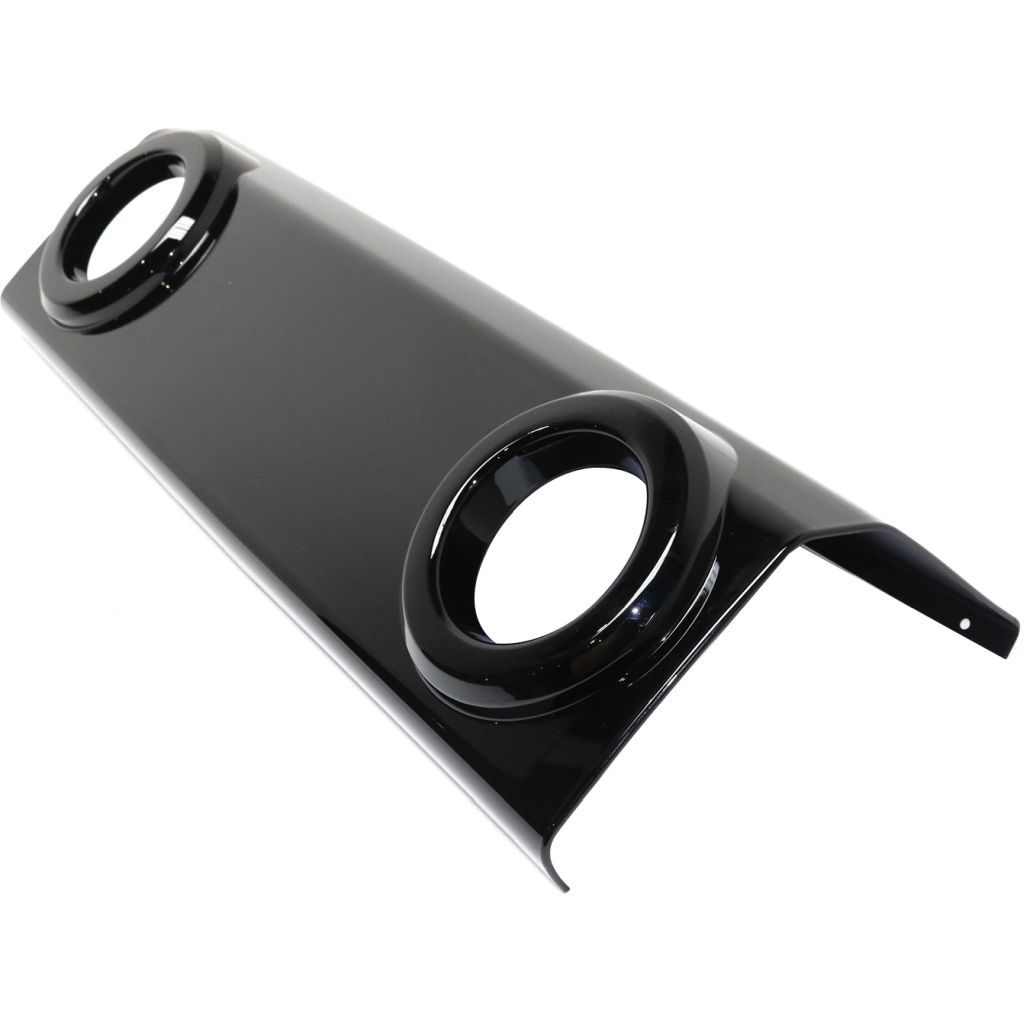 JEEPVEHICLE WRANGLER (JK) (USE 1131471)FRONT BUMPER CENTER COVER PAD PTD-BLACK (FOR STD BMP W/FOG) OEM#1ML27DX8AA 2007-2018 PL#CH1044118