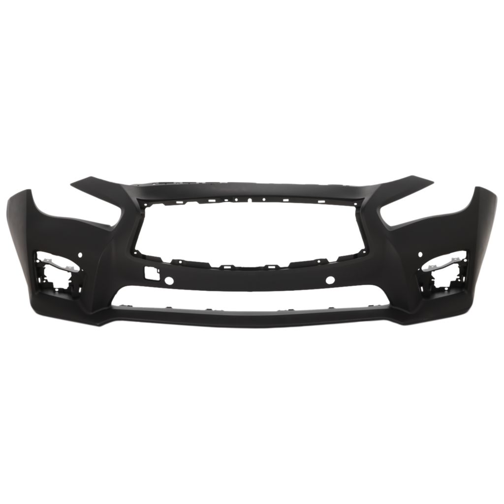 INFINITI Q50 FRONT BUMPER COVER PRIMED (W/ SENSOR)(W/ SPORT) OEM#620224HE0H 2014-2017 PL#IN1000259