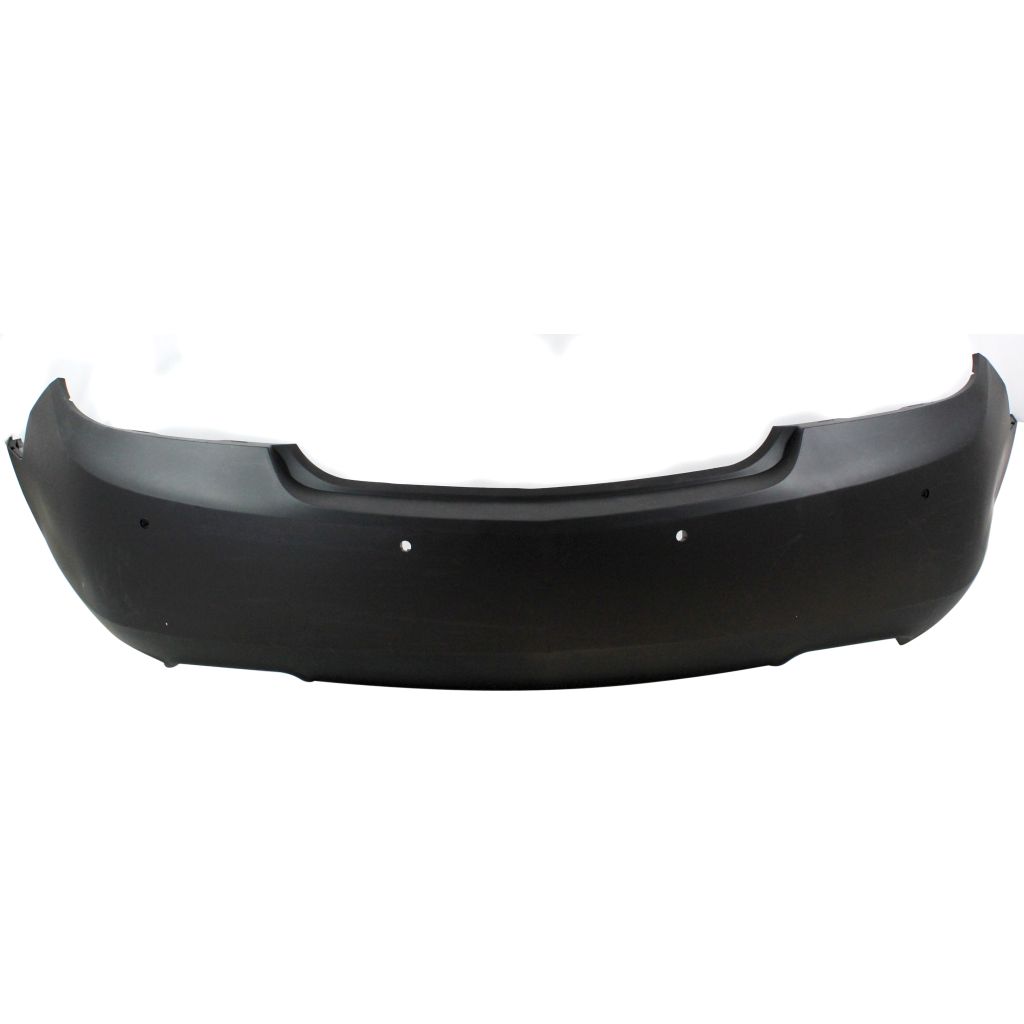 BUICK LACROSSE REAR BUMPER COVER PRIMED (W/PARK SENSOR)(WO/SIDE SENSOR)(DUAL EXHAUST CUT) OEM#20878639 2010-2013 PL#GM1100862