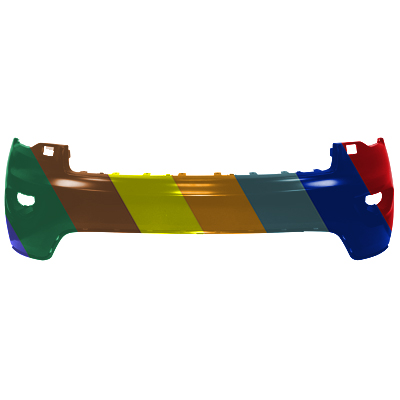 JEEPVEHICLE GRAND CHEROKEE / GRAND CHEROKEE WK FRONT BUMPER COVER UPPER PRIMED (W/WASH(WO/SENSOR)(LAR/LTD/OVERL/ALT/UPLA/TRAIL) OEM#68333496AA 2017-2021 PL#CH1014130