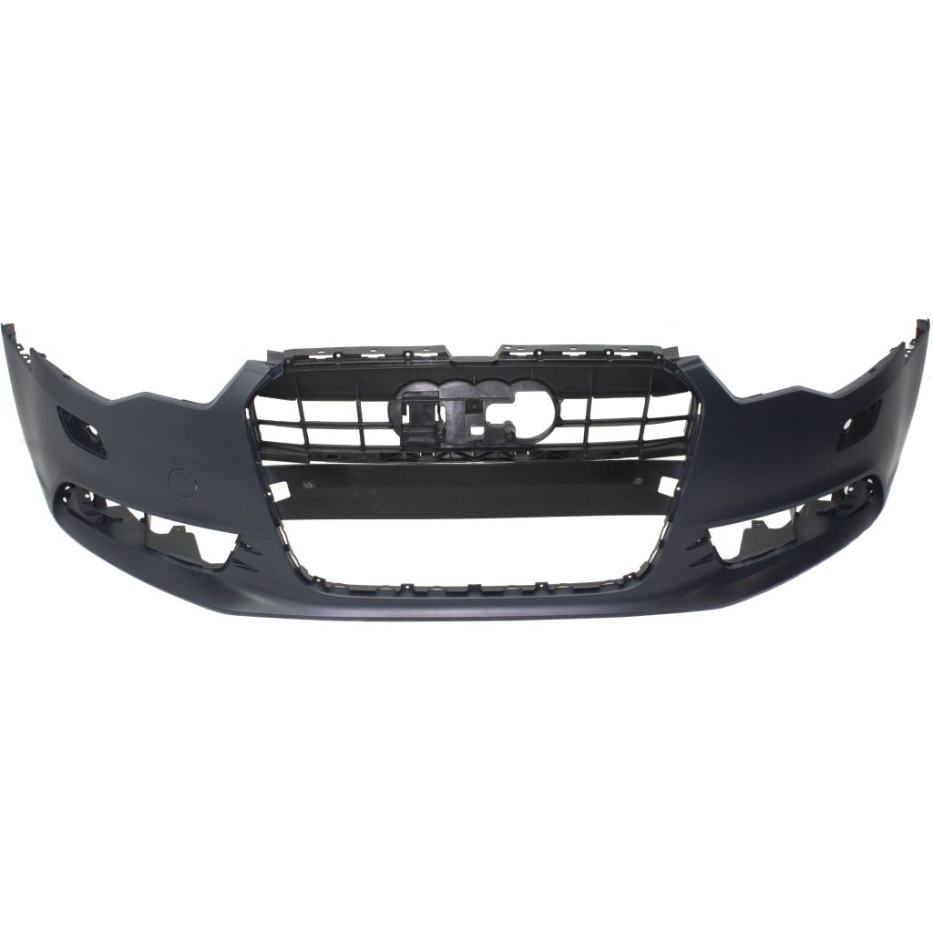 AUDI A6 SEDAN FRONT BUMPER COVER PRIMED (WO/SENSOR)(WO/S-LINE) OEM#4G0807065GRU 2012-2015 PL#AU1000207