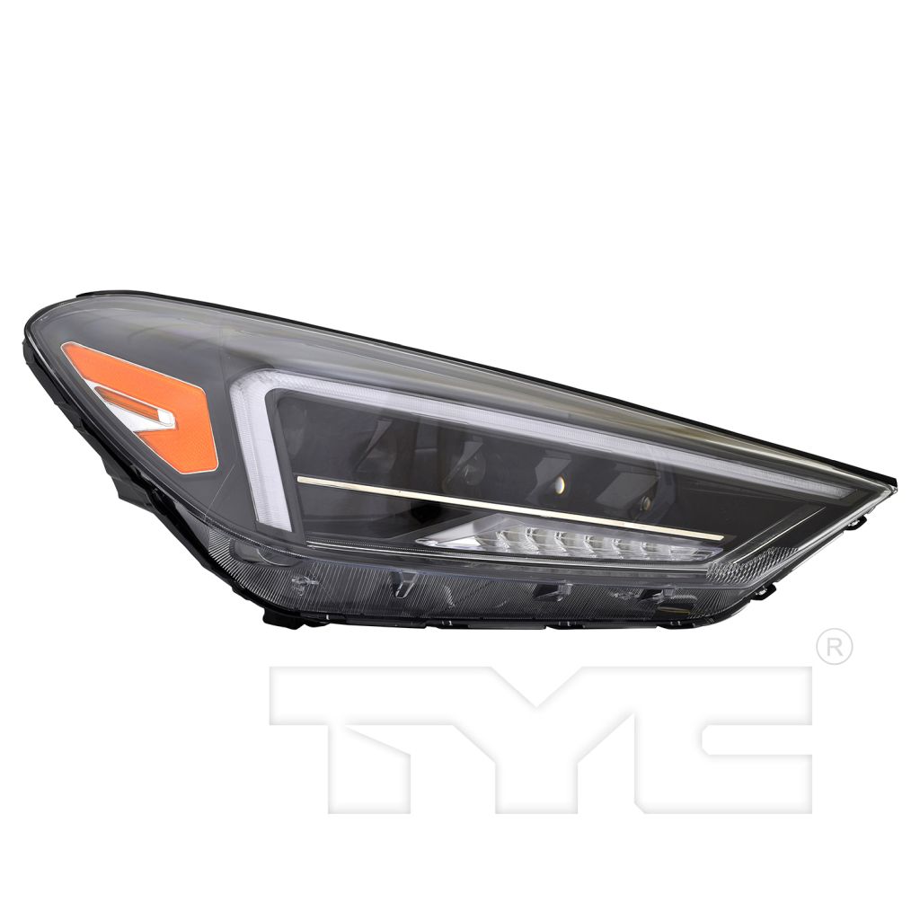 HYUNDAI TUCSON HEAD LAMP ASSY RIGHT (Passenger Side) (LED)(W/LED ACCENTS) OEM#92102D3750 2019-2021 PL#HY2503236