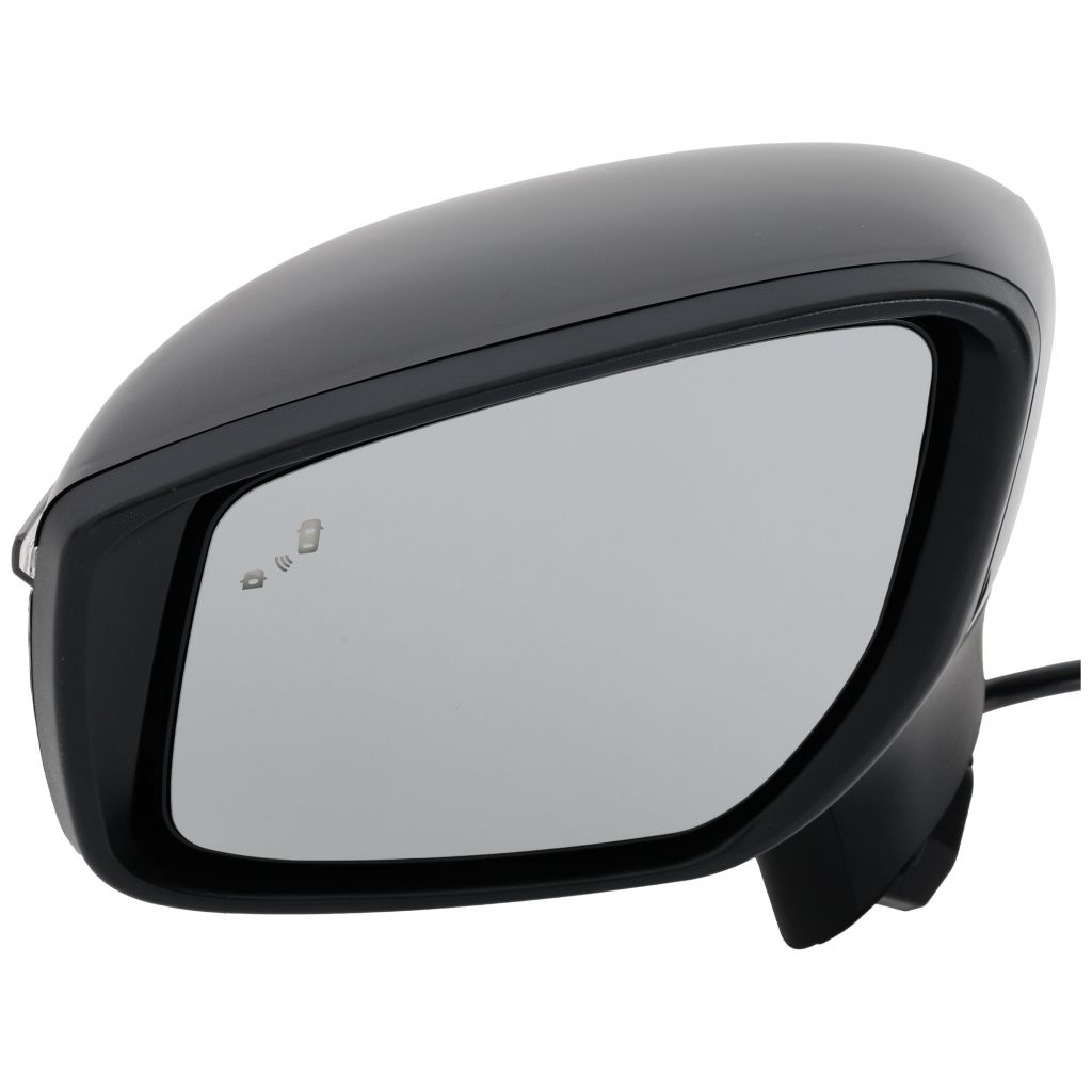 NISSAN VERSA SEDAN DOOR MIRROR LEFT (Driver Side) PWR/HTD/SIGNAL/M-FOLD (W/BSD)(WO/AVM)(BLACK) OEM#963025EE9A-PFM 2020-2025 PL#NI1320323