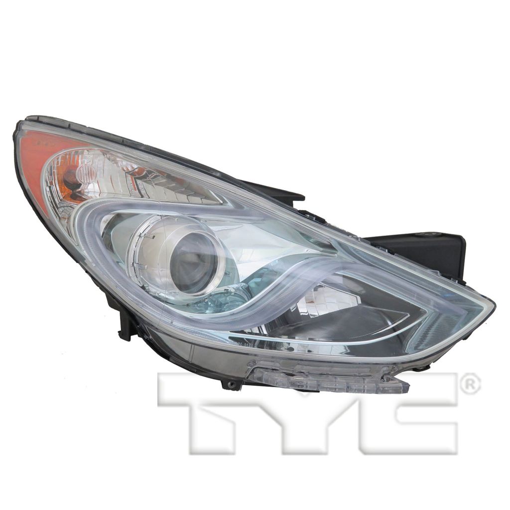 HYUNDAI SONATA HYBRID HEAD LAMP ASSEMBLY RIGHT (Passenger Side) **CAPA** OEM#921024R050 2011-2015 PL#HY2503177C