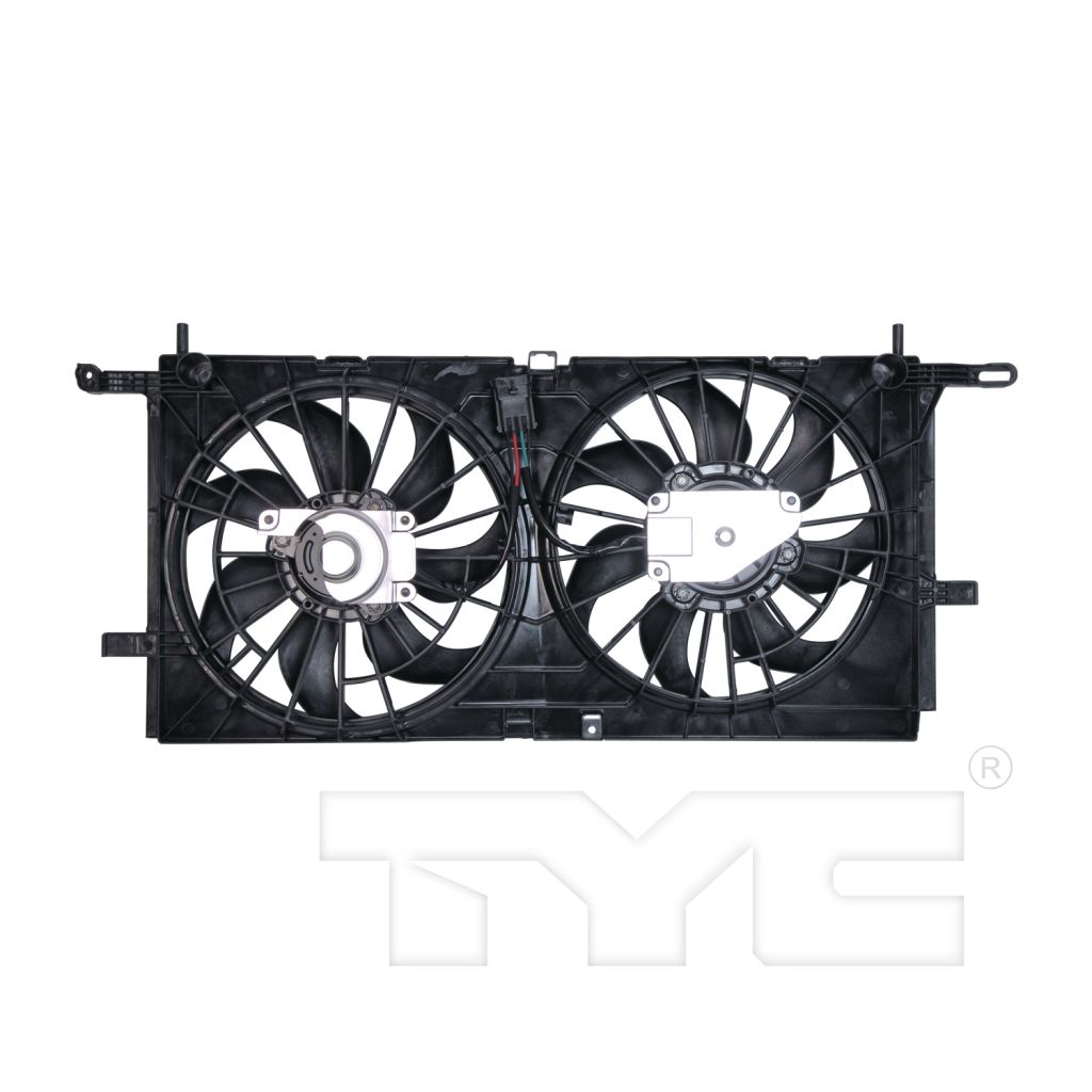 BUICK TERRAZA RADIATOR & A/C FAN ASSY (3.5L)(W/REAR A/C)(DUAL FAN) OEM#15875026-PFM 2005-2006 PL#GM3115194