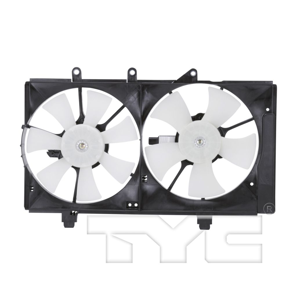 DODGE NEON/SX 2.0 RADIATOR & A/C FAN ASSY (DUAL FAN TYPE)(EXC. 2.4L) OEM#5019212AA-PFM 2001-2003 PL#CH3115130