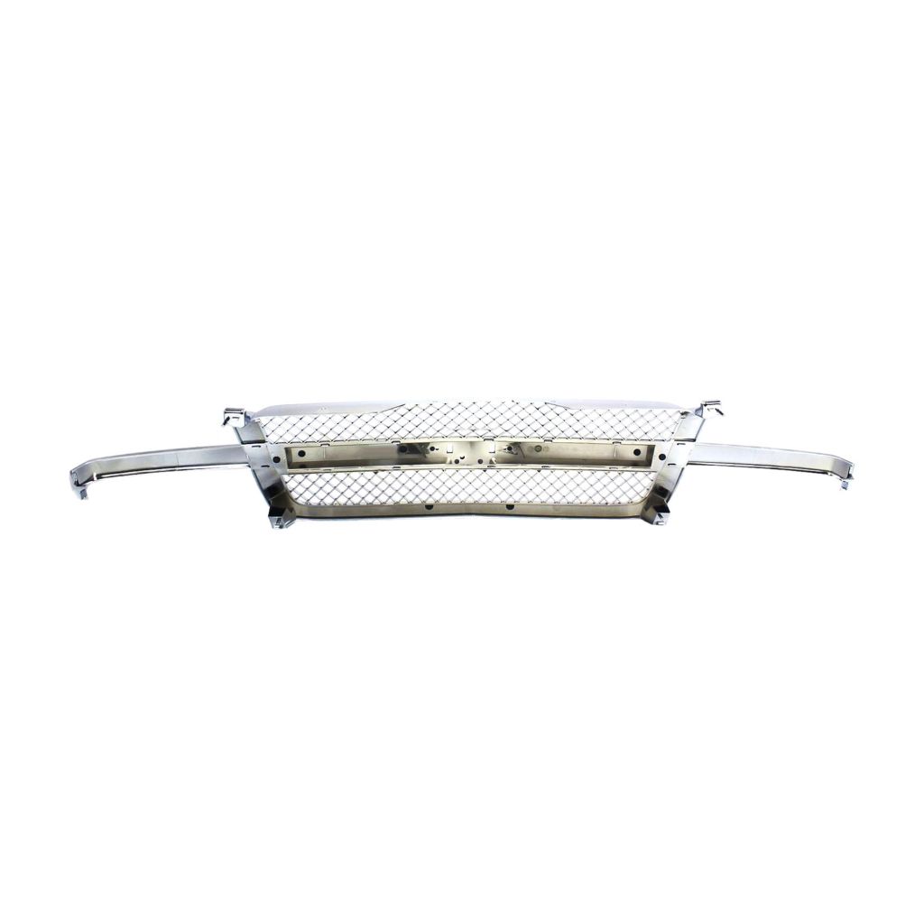 GM TRUCKS & VANS SILVERADO/PU (CHEVY) (07 OLD STYLE) GRILLE ALL CHROME(Exc 05-05 2500HD/3500) OEM#GM1200514 2003-2005 PL#GM1200514