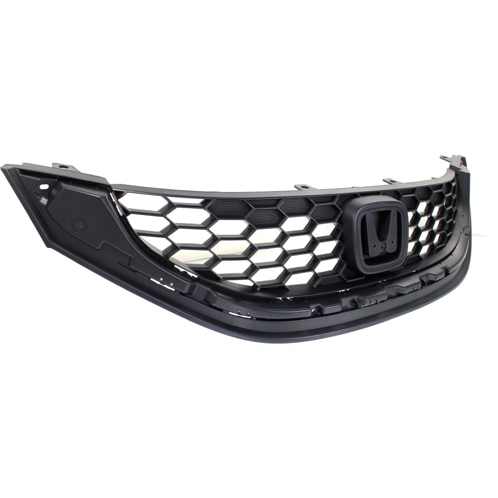 HONDA CIVIC SEDAN GRILLE TEXT BLACK 1.8L OEM#71121TR3A01 2013-2015 PL#HO1200216