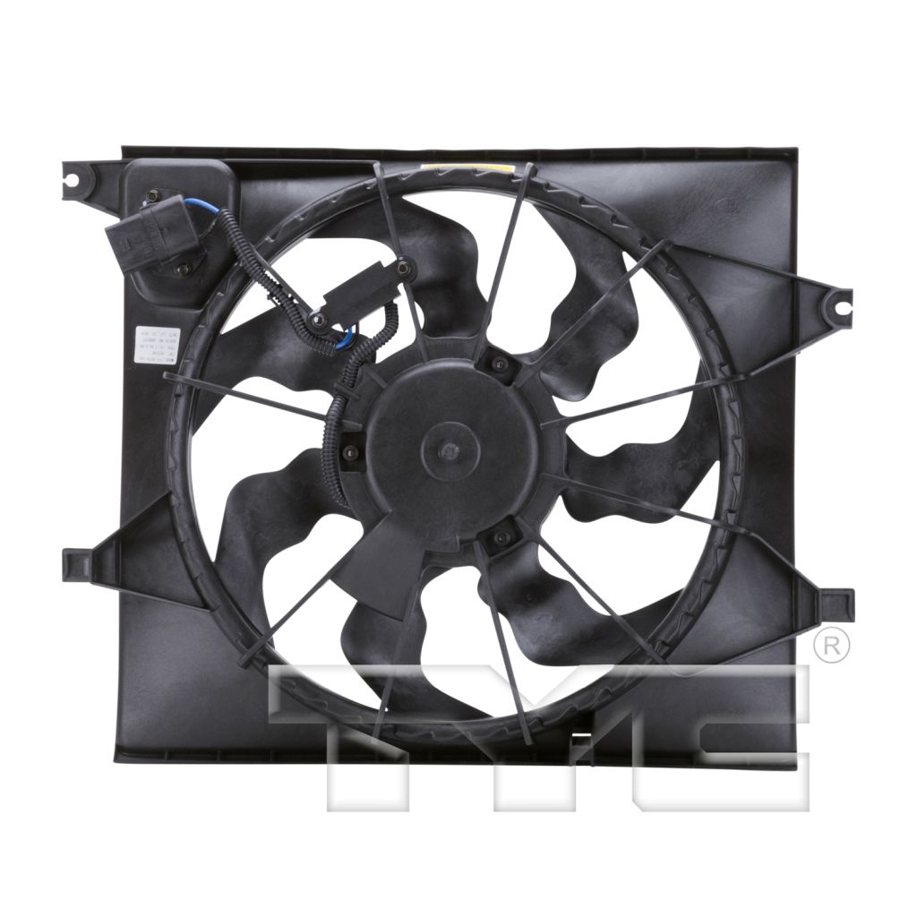 KIA SOUL RADIATOR & A/C FAN ASSEMBLY (SINGLE FAN)(1.6L) OEM#253802K000 2010-2011 PL#KI3115128