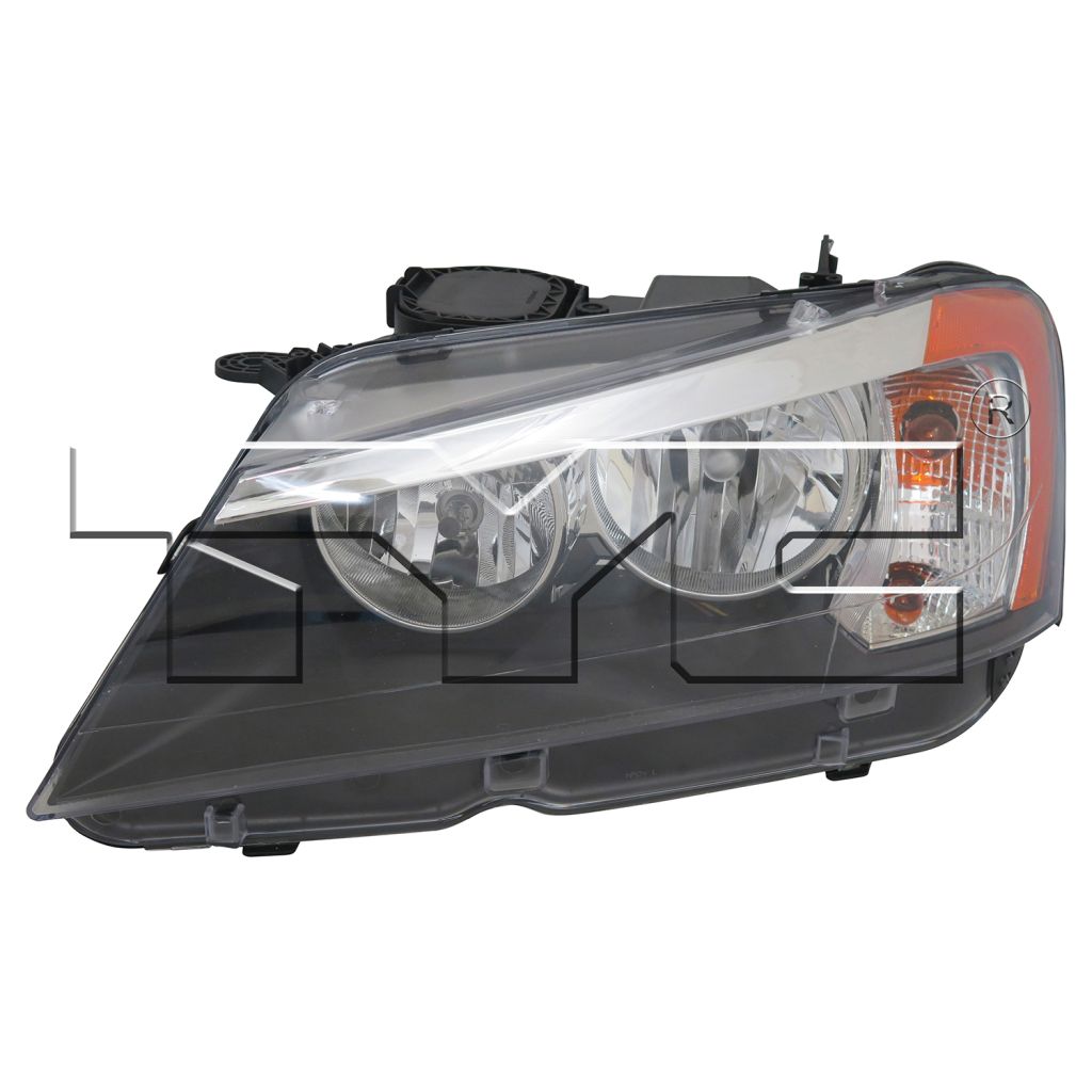 BMW BMW X3 HEAD LAMP ASSY LEFT (Driver Side) (HALOGEN) OEM#63117222025 2011-2014 PL#BM2502170