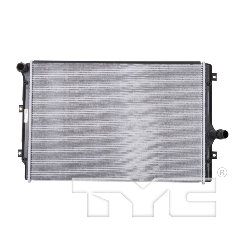 VOLKSWAGEN GOLF (2/4 DR) (LH Exhaust) RADIATOR (2.0L)(DIESEL)(inlet & outlet on opposite side) OEM#1K0121251EH 2010-2014 PL#VW3010149