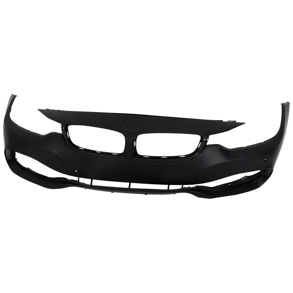 BMW BMW 4 (4DOORS/GRAN COUPE) FRONT BUMPER COVER PRIMED (WO/M SPORT) WO/WASHER W/ PK SENSOR W/PK ASSIST W/CAMERA**CAPA** OEM#51117363280 2015-2017 PL#BM1000385C
