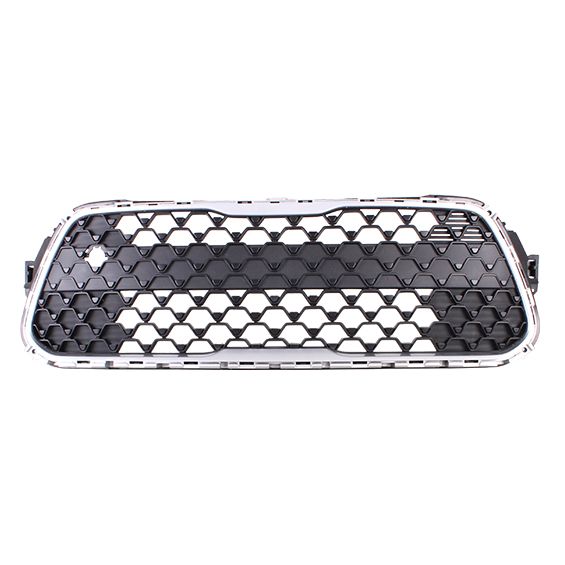 KIA SOUL FRONT BUMPER GRILLE BLACK/SILVER FRAME MLD (LX/S) **CAPA** OEM#86530K0000 2020-2022 PL#KI1036151C