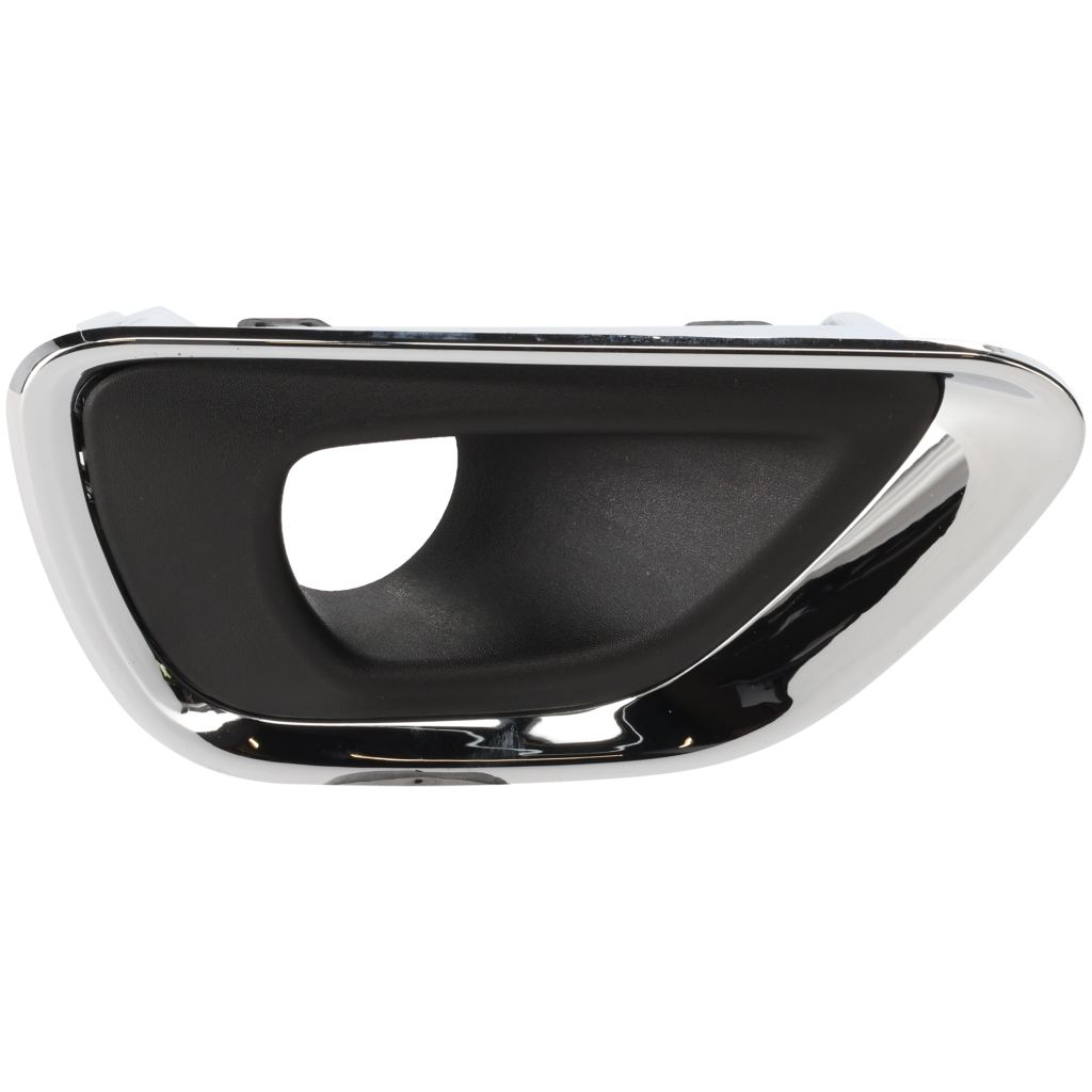 JEEP GRAND CHEROKEE FOG LAMP BEZEL RIGHT (Passenger Side) CHR/BLK (LAREDO/LTD/OVERLAND) OEM#68143078AB 2014-2016 PL#CH1039147