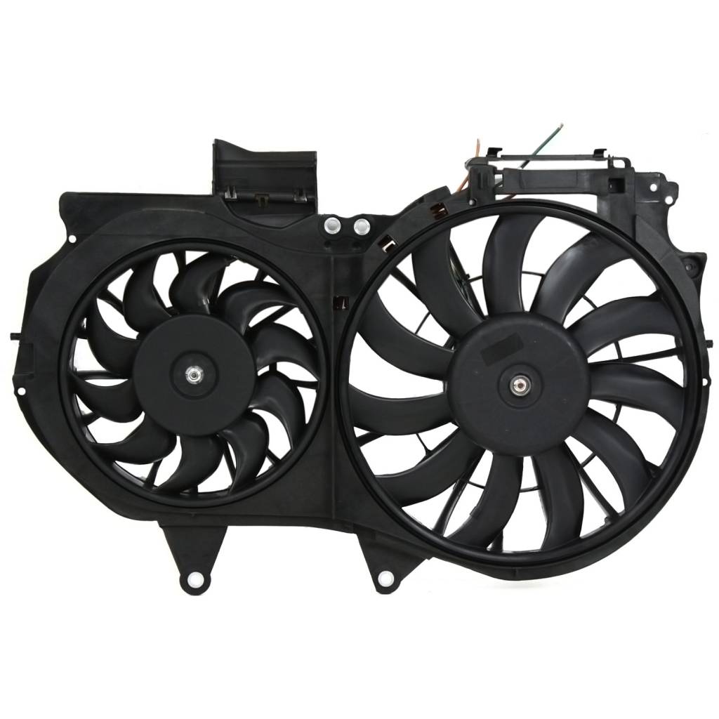 AUDI A4 SEDAN/WAGON (GEN 3) (2.0L/3.2L) RADIATOR & A/C FAN ASSY (2.0L)(DUAL FAN) OEM#8E0121207F-PFM 2005-2008 PL#AU3115107