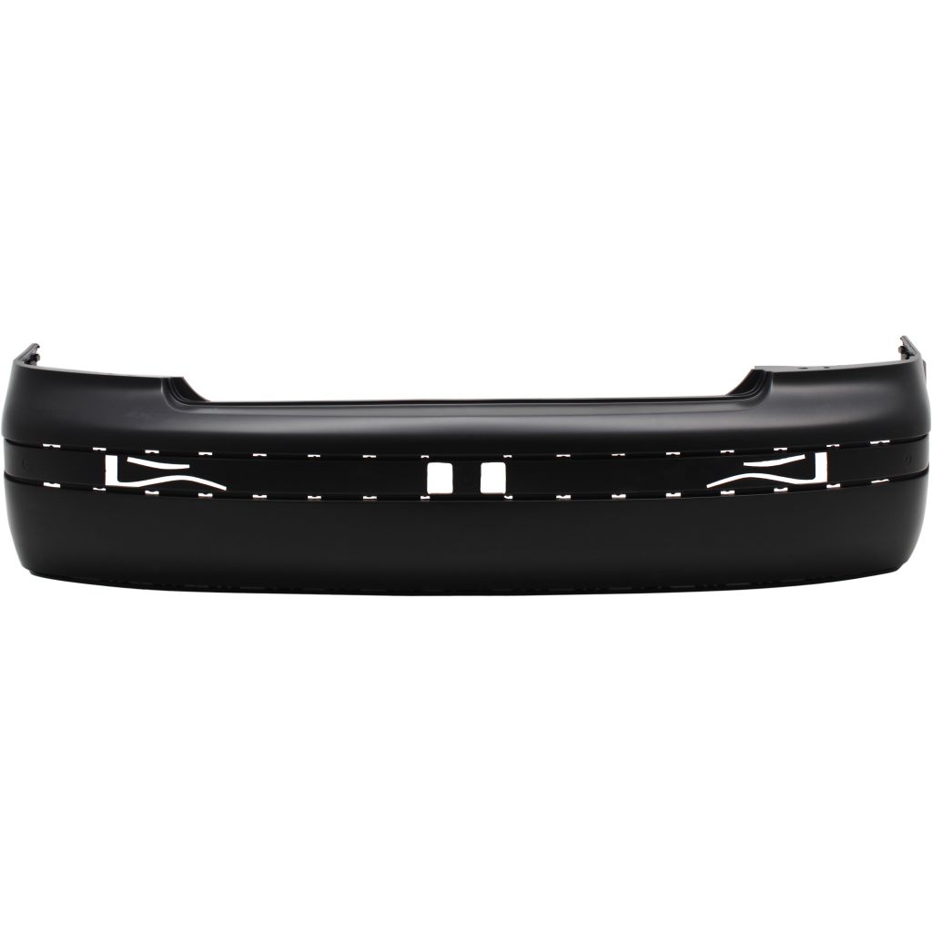 VOLKSWAGEN JETTA (GEN 4) REAR BUMPER COVER PRIMED (SEDAN)(W/MLDG HOLE & LOWER SPOILER BUILT IN) OEM#1J5807417BGRU-PFM 1999-2005 PL#VW1100144