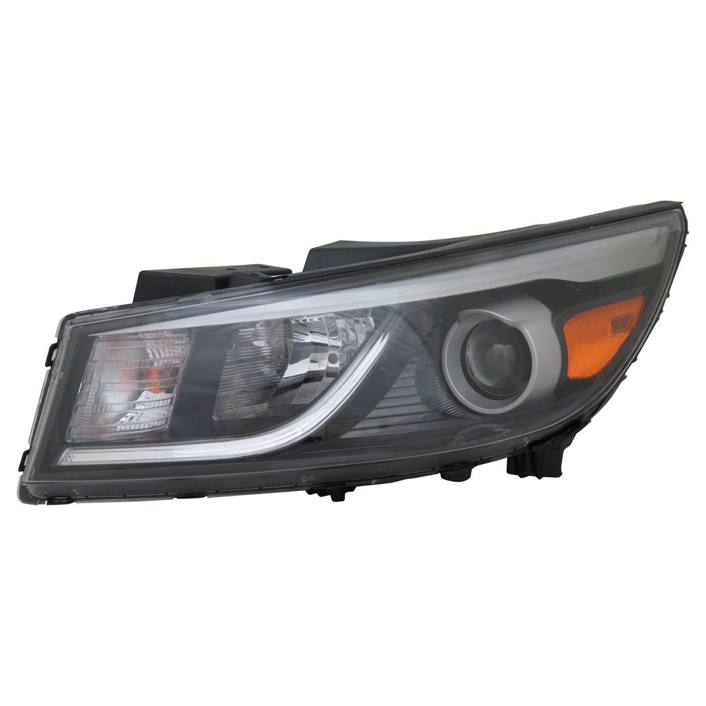 KIA SEDONA MINIVAN HEAD LAMP ASSY LEFT (Driver Side) (HALOGEN)(WO/ LED)(L/LX) OEM#92101A9110 2015-2018 PL#KI2502181