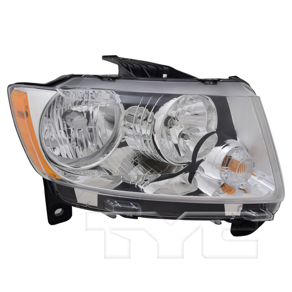 JEEP GRAND CHEROKEE HEAD LAMP ASSEMBLY RIGHT (Passenger Side) (HALOGEN)(EXC SRT-8)**CAPA** OEM#55079378AF 2011-2013 PL#CH2503224C