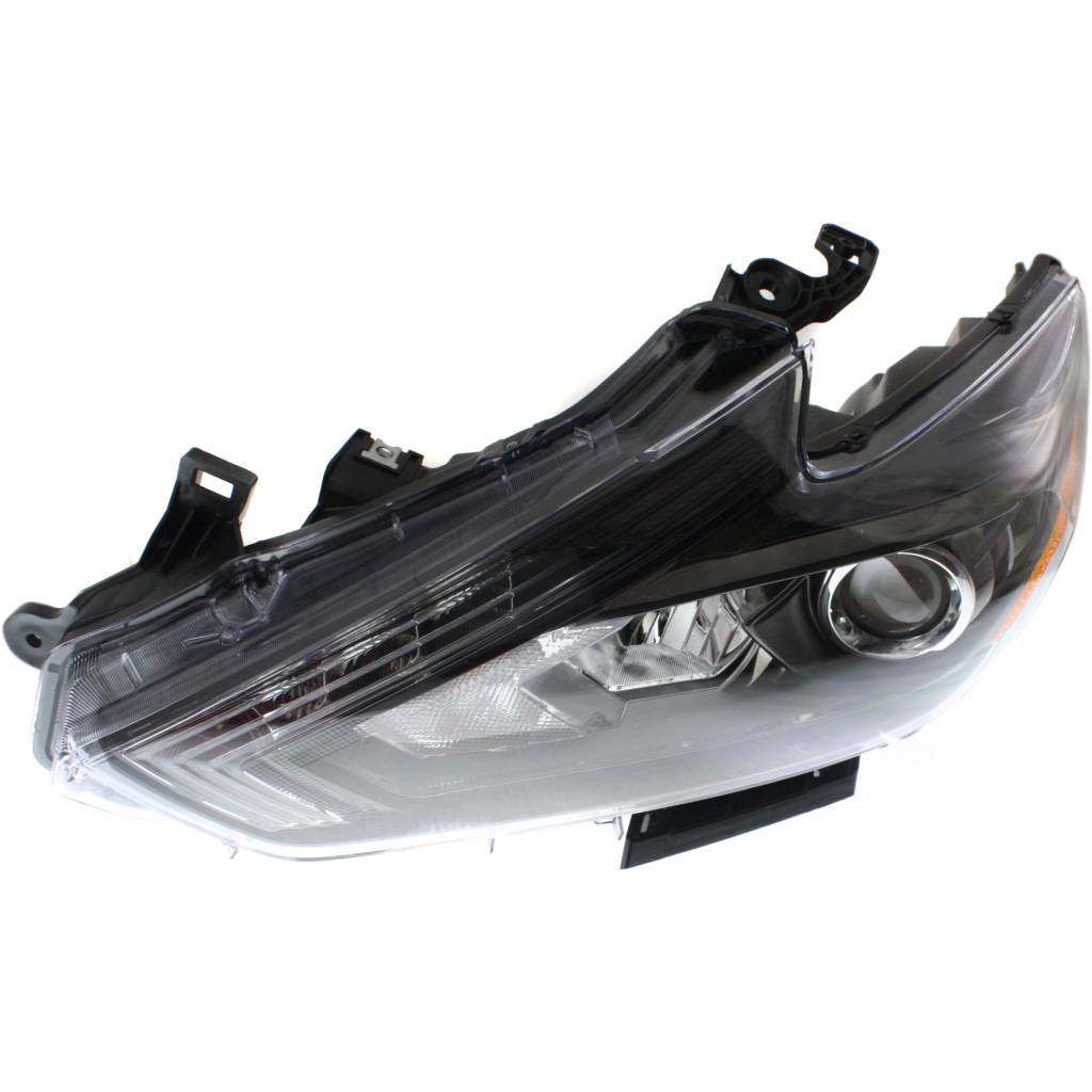NISSAN ALTIMA SEDAN HEAD LAMP ASSY LEFT (Driver Side) (LED HEAD LAMP)(W/LED DRL)(BLACK BEZEL) OEM#260609HS3B 2016-2018 PL#NI2502243