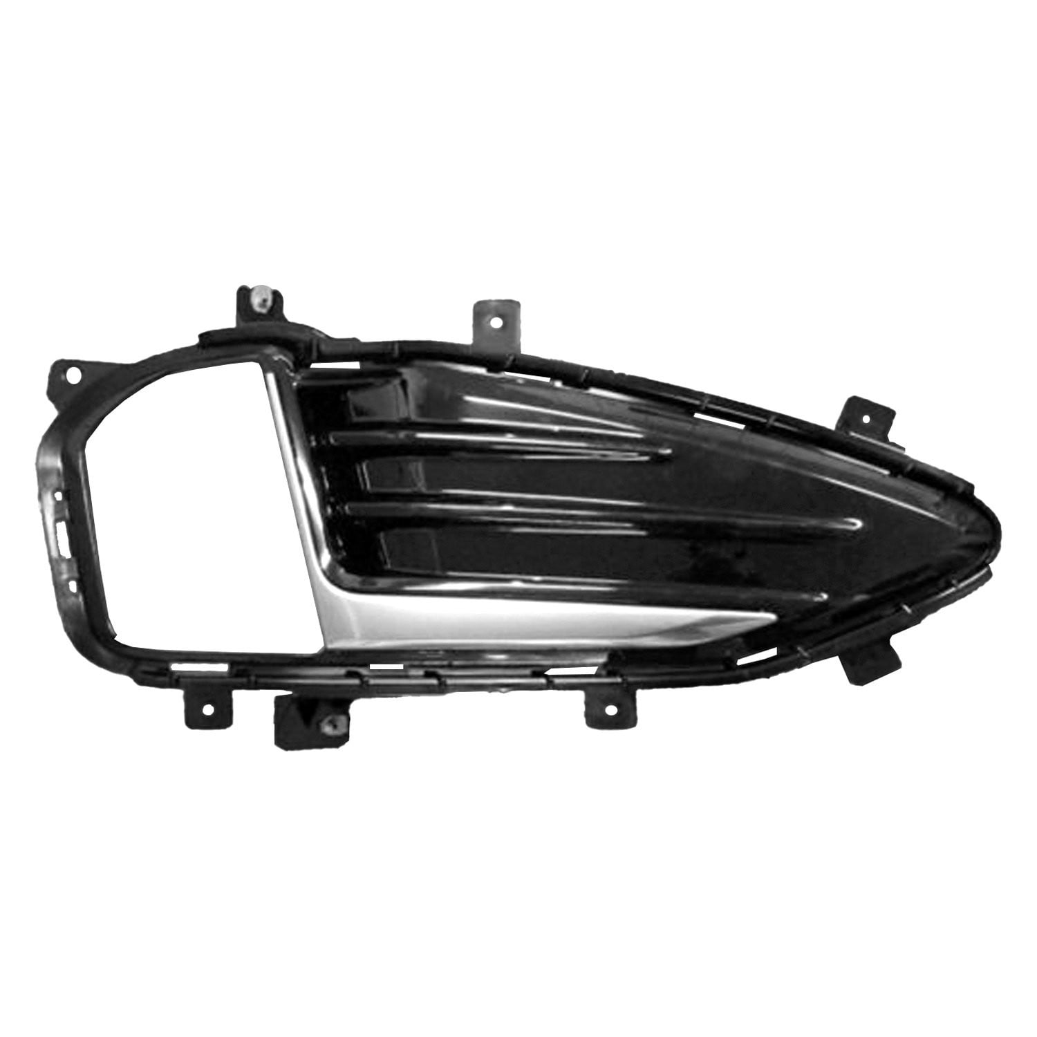 FORD TRUCKS & VANS EDGE FOG LAMP COVER RIGHT (Passenger Side) BLACK (W/FOG)(W/SATIN MLDG)(ST) OEM#KT4Z15266CA 2019-2024 PL#FO1039188