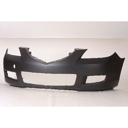 MAZDA MAZDA3 FRONT BUMPER COVER PRIMED (SD-STD) (WO/BUILT IN BUMPER INSERT) OEM#BAN650031CBB 2007-2009 PL#MA1000215