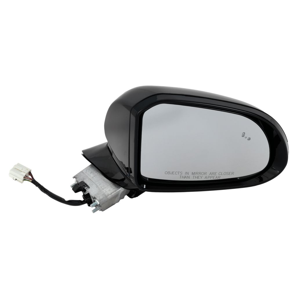 HYUNDAI SANTA FE DOOR MIRROR RIGHT (Passenger Side) PWR/HTD/SIGNAL/PUDDLE (W/BSD)(WO/CAMERA)(BLACK) OEM#87620S2130 2019-2020 PL#HY1321264