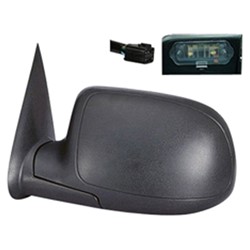 GM TRUCKS & VANS YUKON DENALI/YUKON XL DENALI (GMC) DOOR MIRROR lH PWR/HTD/PUDDLE LAMP (TXT CVR) OEM#15179836 2001-2002 PL#GM1320249