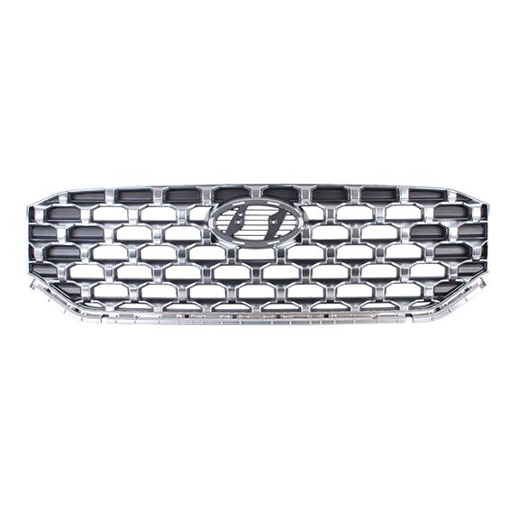 HYUNDAI SANTA FE HYBRID/HYBRID PLUG-IN GRILLE BLACK W/PTD-SATIN FRAME (WO/CAMERA) OEM#86350S2600 2023 PL#HY1200243