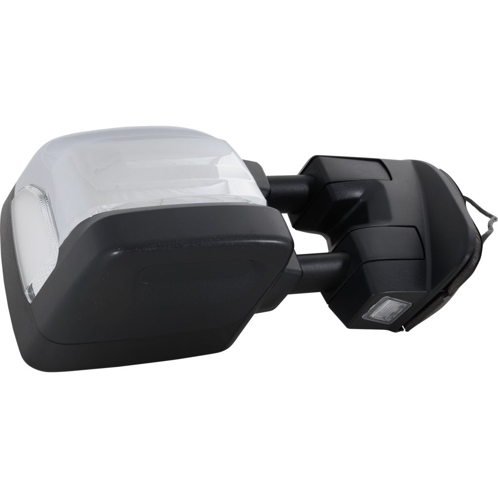 NISSAN TITAN XD DOOR MIRROR RIGHT (Passenger Side) PWR/HTD/SIGNAL/PUDDLE (W/BSM)(CHROME CVR)(TOWING)(CREWCAB)(WO/DIMMING) OEM#96301EZ91E-PFM 2016-2019 PL#NI1321309