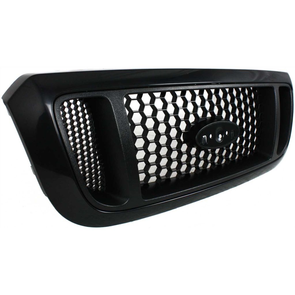 FORD TRUCKS & VANS RANGER GRILLE PTD BLACK W/ARG MESH TYPE (4WD) OEM#4L5Z8200DAF 2004-2005 PL#FO1200460
