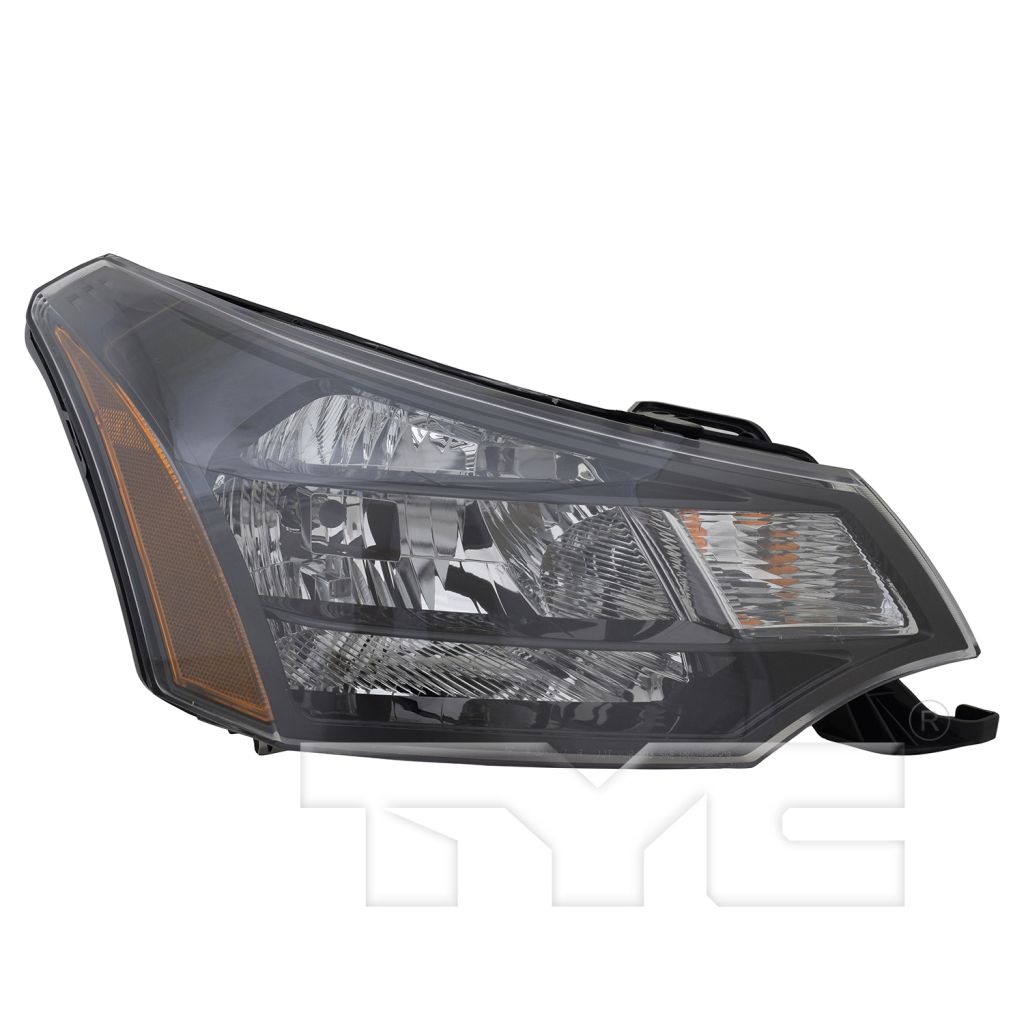 FORD FOCUS HEAD LAMP ASSEMBLY RIGHT (Passenger Side) BLACK (COUPE)( S/D SES MDL)**CAPA** OEM#9S4Z13008C 2008-2011 PL#FO2503269C