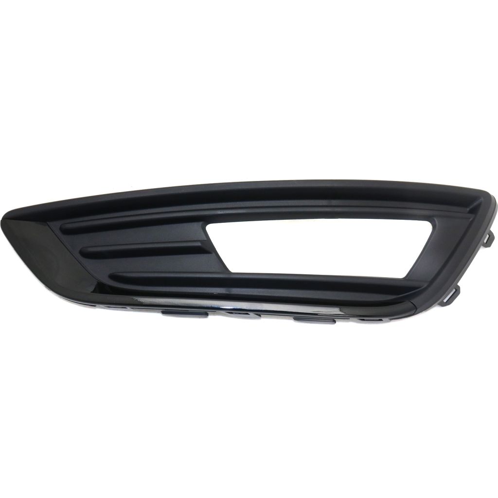FORD FOCUS HATCHBACK/ST/RS FOG LAMP COVER LEFT (Driver Side) PTD/MAT- BLACK (W/FOG)(SE)(WO/ SPORT PKG) OEM#FM5Z15266BF 2015-2018 PL#FO1038158