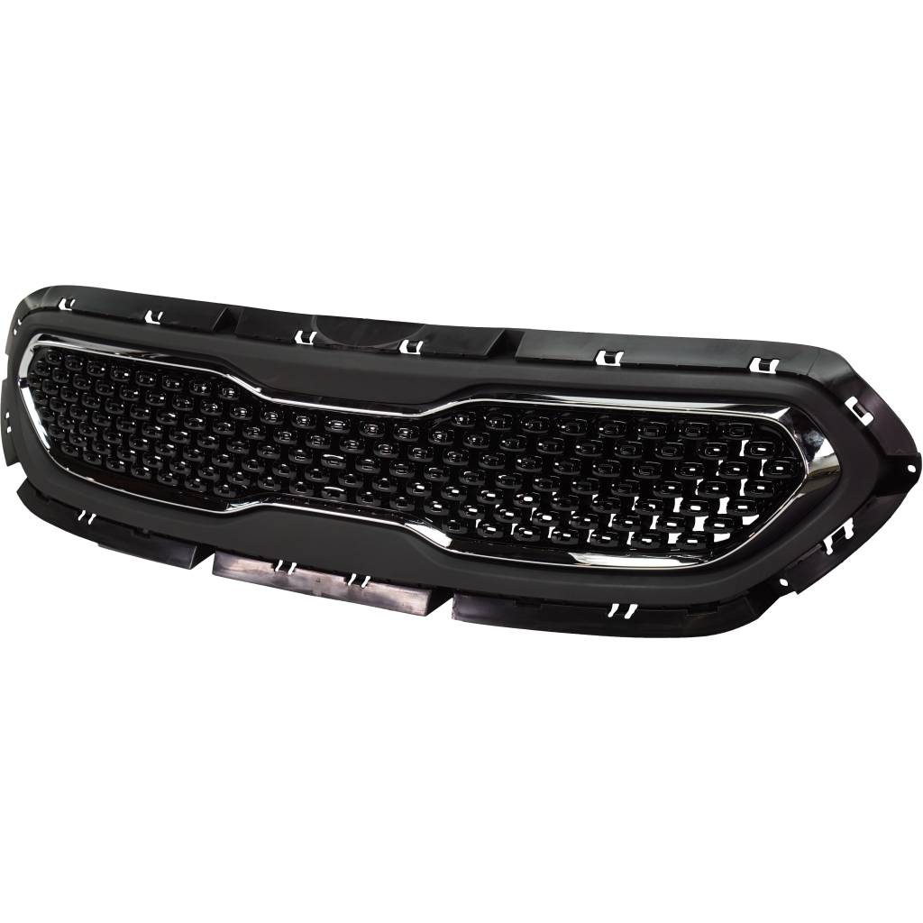 KIA NIRO GRILLE CHROME FRAME/BLACK INNER (LX/FE/EX/S TOURING) OEM#86350G5000 2017-2019 PL#KI1200200