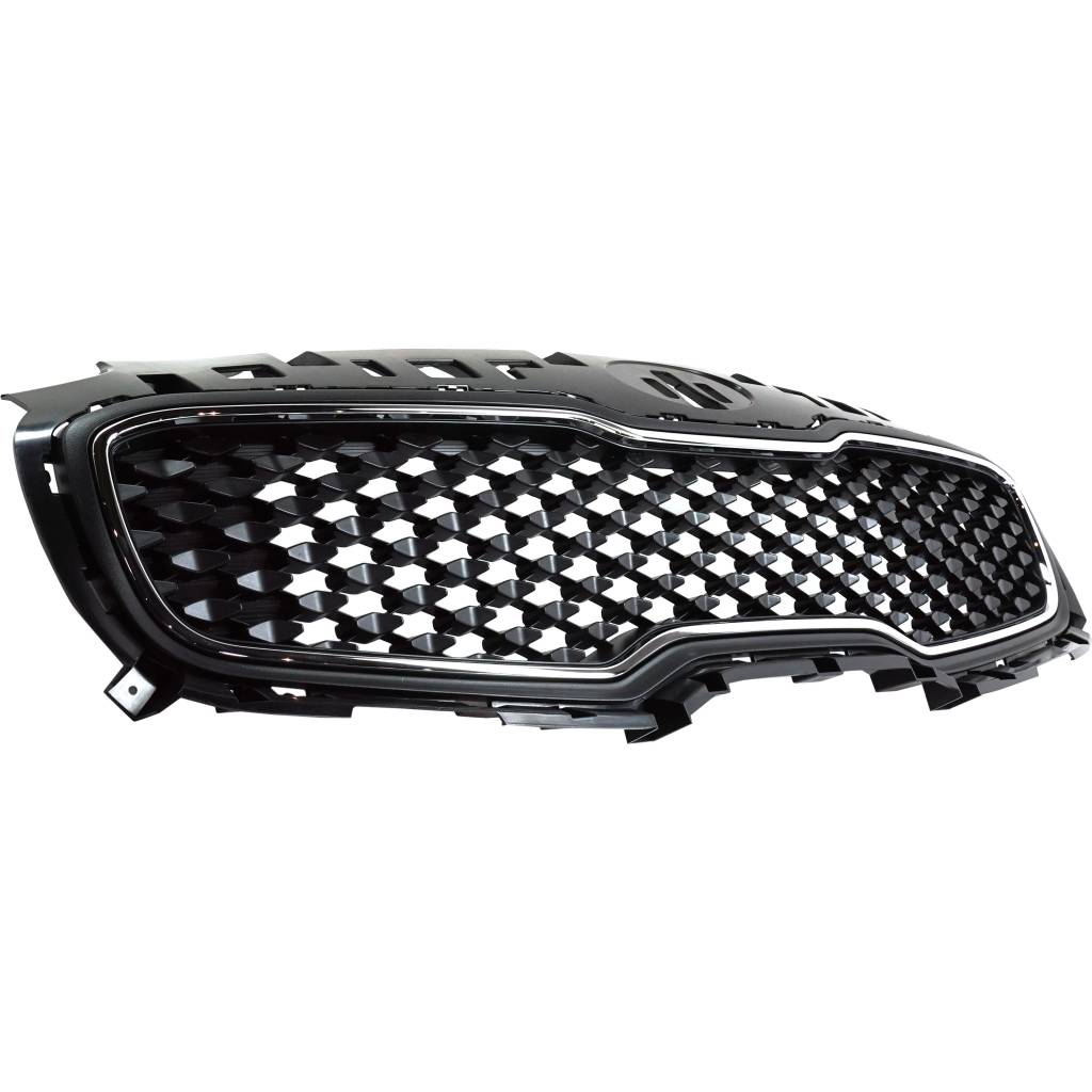 KIA SPORTAGE GRILLE ASSEMBLY MAT-BLK (W/CHR FRAME)(FWD)**CAPA** OEM#86350D9000 2017-2019 PL#KI1200194C