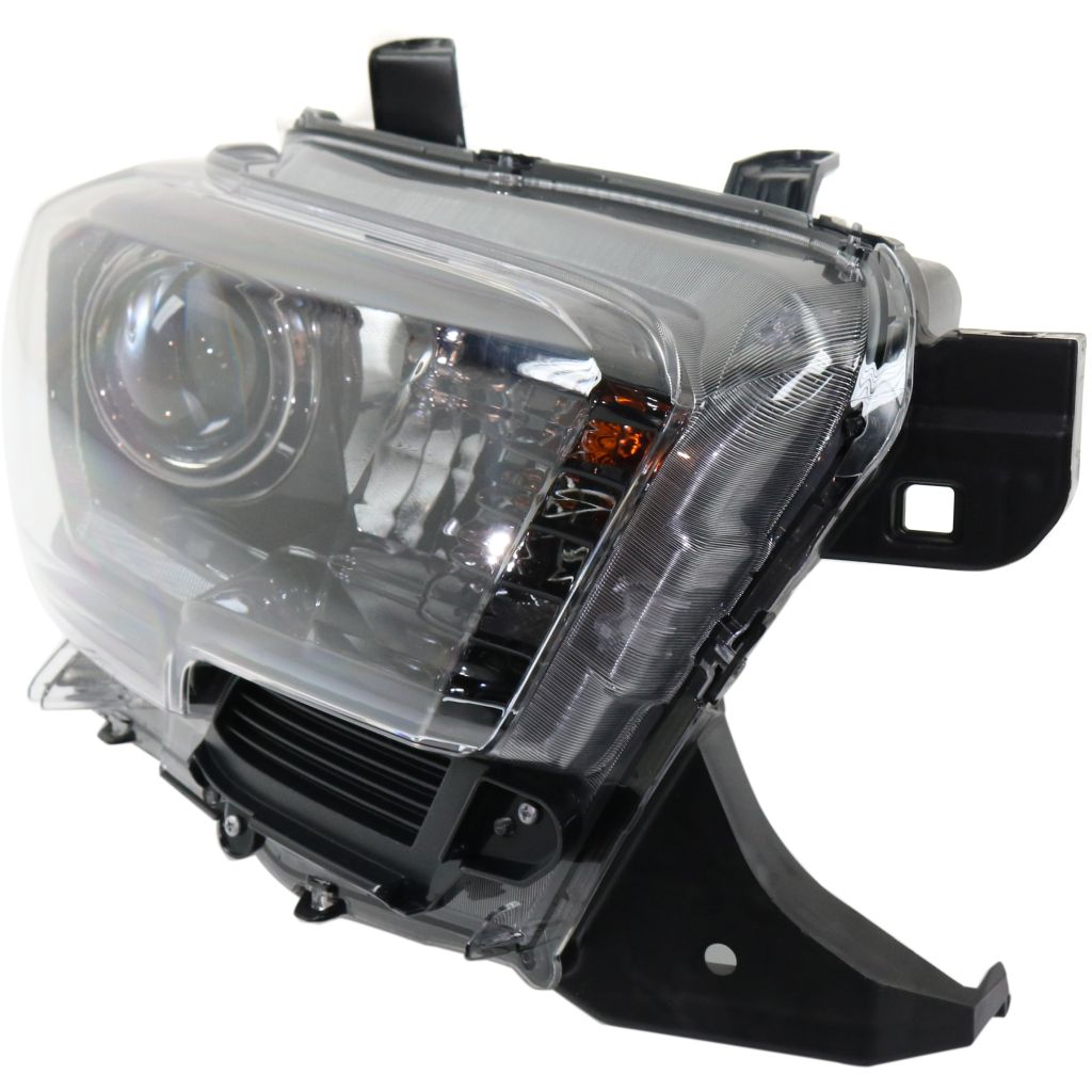 TOYOTA TACOMA HEAD LAMP ASSEMBLY RIGHT (Passenger Side) (W/LED DRL)(W/LED FOG)(BLK BEZEL)**CAPA** OEM#8111004280 2017-2019 PL#TO2503254C