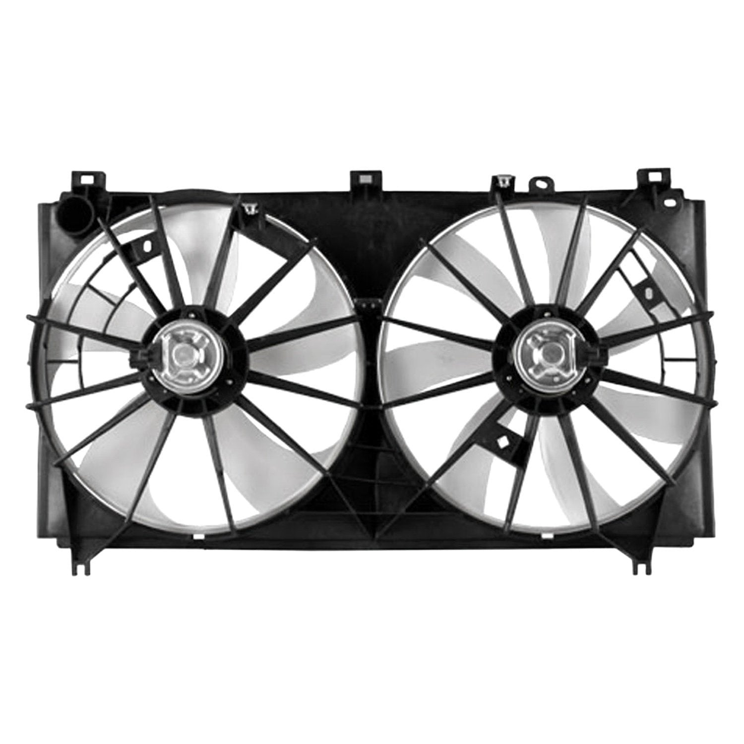 LEXUS IS 250/350 (SEDAN) RADIATOR & A/C FAN ASSEMBLY (2.5L)(DUAL FAN) OEM#1636374340-PFM 2006-2013 PL#LX3120101