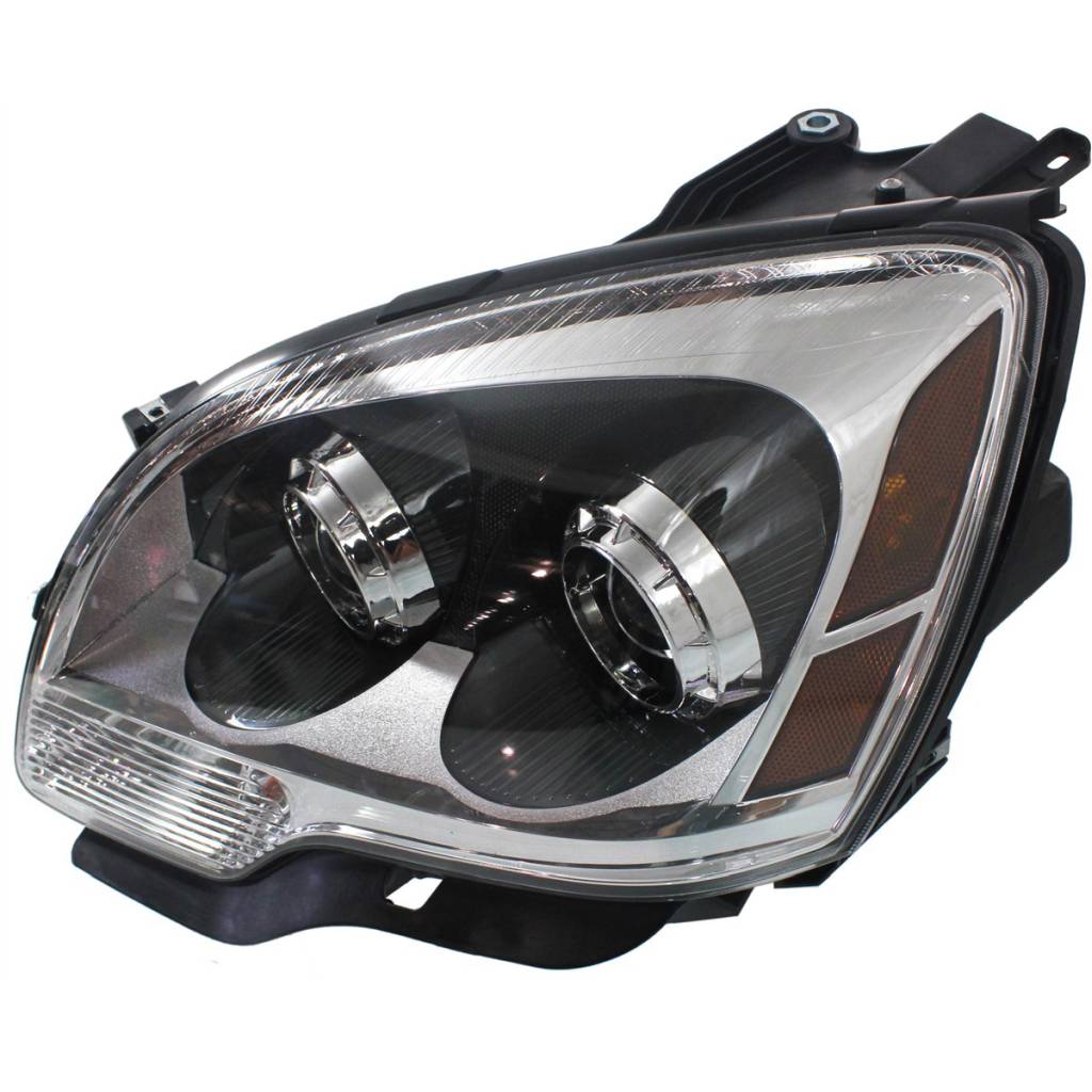 GM TRUCKS & VANS ACADIA / ACADIA LIMITED HEAD LAMP ASSY LEFT (Driver Side) (HALOGEN)(BLUE PROJECTOR LENS) OEM#25826765 2007-2008 PL#GM2502294