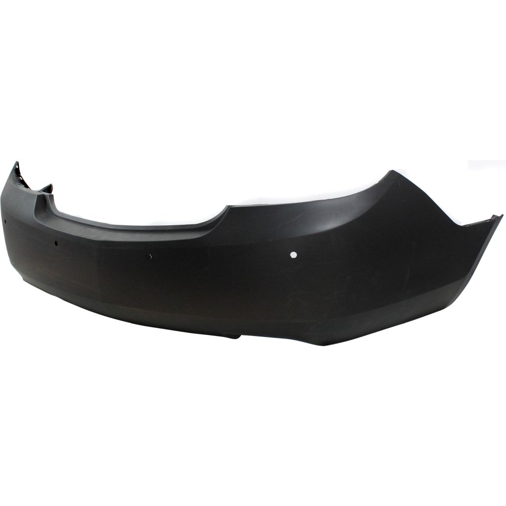 BUICK LACROSSE REAR BUMPER COVER PRIMED (W/PARK SENSOR)(WO/SIDE SENSOR)(DUAL EXHAUST CUT) OEM#20878639 2010-2013 PL#GM1100862