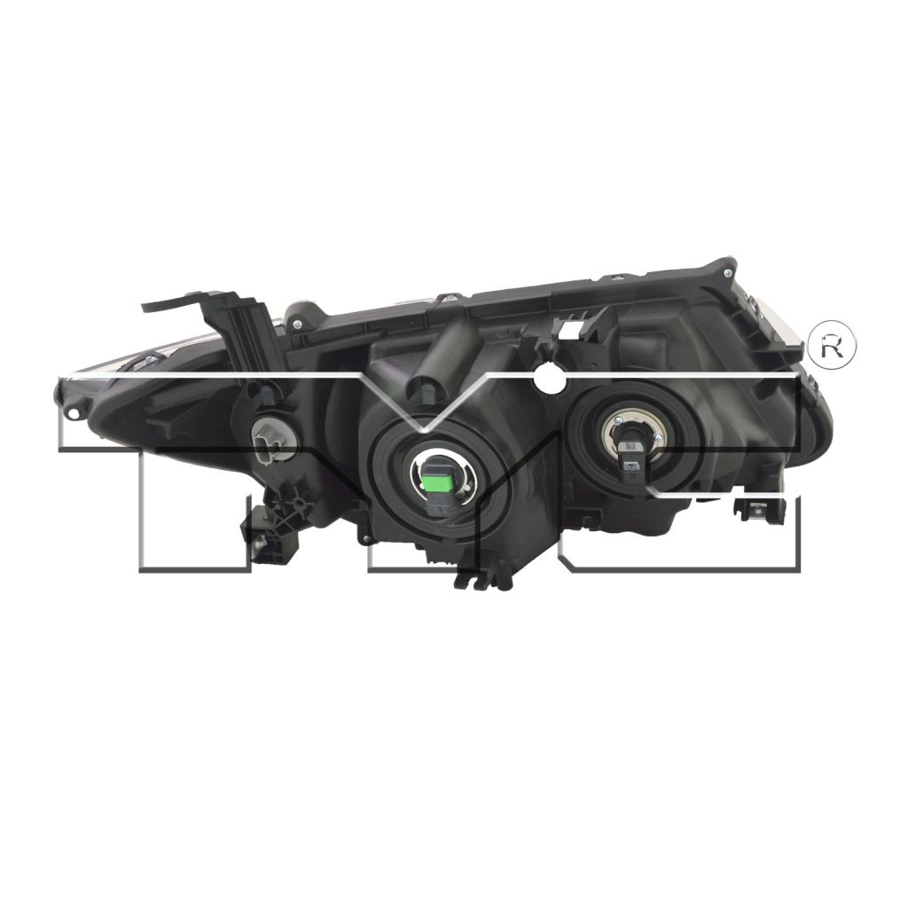 HONDA ODYSSEY HEAD LAMP ASSEMBLY LEFT (Driver Side) (HALOGEN) **CAPA** OEM#33150TK8A02 2014-2017 PL#HO2502154C