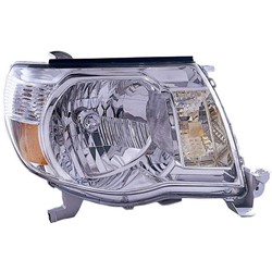 TOYOTA TACOMA HEAD LAMP ASSEMBLY RIGHT (Passenger Side) CHROME BEZEL(WO/SPORT)**CAPA** OEM#8111004163 2005-2011 PL#TO2503157C
