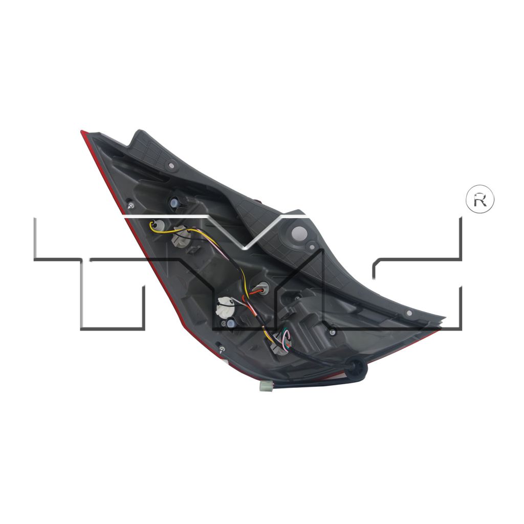HYUNDAI ACCENT HATCHBACK TAIL LAMP ASSEMBLY RIGHT (Passenger Side) HATCHBACK **CAPA** OEM#924021R210 2012-2017 PL#HY2801143C